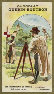 Waterpas van landmeters door French School