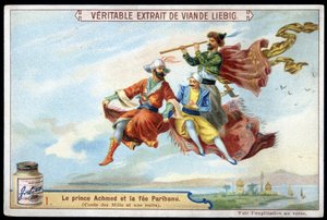 Verhaal van 1001 Nacht (Verhalen van Duizend-en-een-nacht): Prins Achmed en Fee Paribanu - chromo