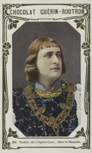 Taskin, van de Opéra-Comique, in La Basoche door French School