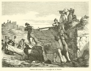Assyrische gevleugelde stier