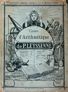 Omslag van een rekenboek door P. Leysenne, uitgegeven door Librairie Armand Colin, Parijs, eind 19e eeuw