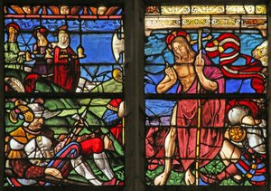 De 12 Apostelen bij de dood van de Maagd Maria door French School