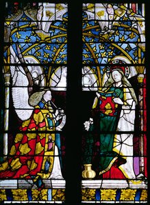 De Annunciatie, uit de kapel van Jacques Coeur door French School