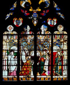 De Annunciatie, uit de kapel van Jacques Coeur door French School