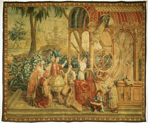 De astronomen, geweven in Beauvais