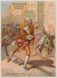 Het faillissement van John Law van Lauriston door French School