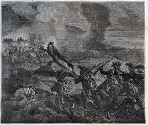 De Slag bij Loano vond plaats op 23-24 november 1795 tijdens de Oorlog van de Eerste Coalitie - Nieuwe Nationale Encyclopedie door Maurice La Charest - 1870