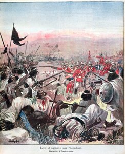 De Slag bij Omdurman, omslag van Lectures Pour Le Dimanche, september 1898 door French School