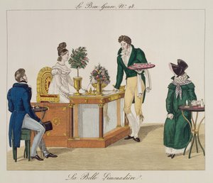 De mooie limonadeverkoopster, plaat 98 uit le Bon Genre, ca.1810