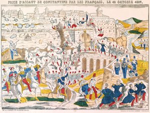 De verovering van Constantine door de Fransen op 13 oktober 1837 door French School