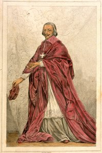 De Kardinaal van Richelieu (1585-1642) - Gravure 19e eeuw.