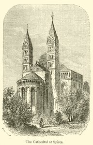De kathedraal van Spires door French School