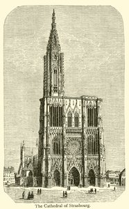 De kathedraal van Straatsburg door French School