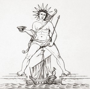 De Kolossus van Rhodos, uit L
