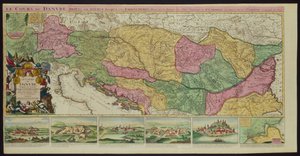 De loop van de Donau van de bron tot de monding, gebaseerd op de meest recente memoires van P. Coroneli en S. Sanson, Geograaf van de Koning