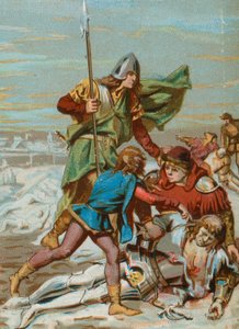 De dood van Karel de Stoute, hertog van Bourgondië door French School