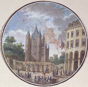 De Donjon van de Tempel, Parijs door French School