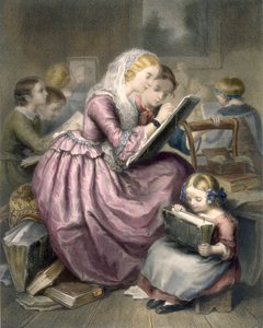 De tekenschool, ca. 1835