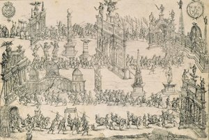 De intocht van Hendrik IV (1553-1610) in Lyon, 4 september 1595