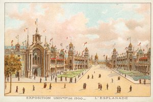 De Esplanade, Wereldtentoonstelling 1900, Parijs door French School