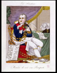 De ex-senator, karikatuur van de rijkdom en corruptie onder Napoleon