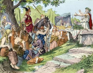 De Galliërs voor de Romeinse verovering door French School
