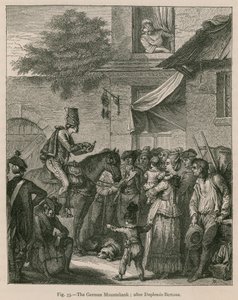De Duitse kwakzalver (naar Duplessis-Bertaux) door French School