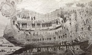 Het grote martelaarschap van Nagasaki, 1622, uit 