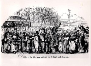 De Hammarkt op Boulevard Bourdon, Parijs door French School
