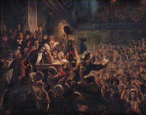 Het hoofd van de plaatsvervanger Jean Feraud (1759-95) gepresenteerd aan François Antoine Boissy d