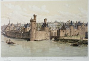 Het Hotel en de Toren van Nesles in 1380 - in 