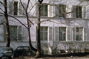 Het huis van Cesar Auguste Franck door French School