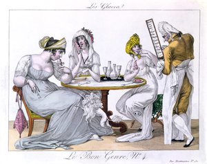 Het IJsje, plaat 4 uit Le Bon Genre, Parijs, 1827
