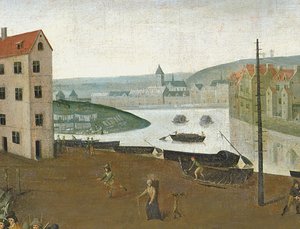 Het Île Notre-Dame door French School