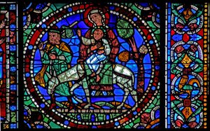 Het Leven van Christus-raam: Vlucht naar Egypte - de terugkeer