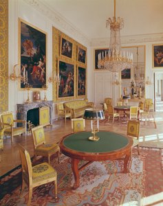 De hoofdontvangstruimte in het Grand Trianon door French School