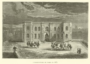 Het Observatorium van Parijs in 1671 (gravure)
