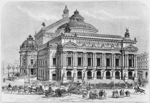 De Opera tijdens het Beleg van Parijs, 1871 door French School