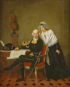 De Ouders van Jean Andoche Junot (1771-1813) Hertog van Abrantes, voor 1806 door French School