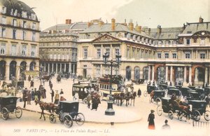 De Place du Palais Royal in Parijs, 1910