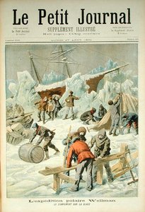 De Pool Expeditie van Walter Wellmann (1858-1934) uit Le Petit Journal, 27 augustus 1894 door French School