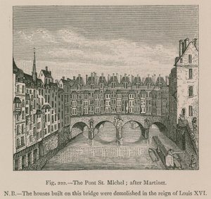 De Pont St. Michel (naar Martinet) door French School