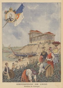 Het Portugese paviljoen op de Exposition Universelle van 1900 in Parijs