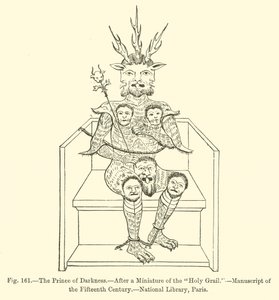 De prins van de duisternis (gravure)