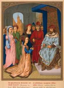 De koningin van Sheba voor Salomo