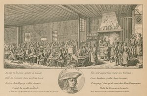De Ramponaux Tavern door French School
