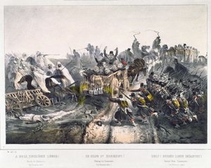 De terugtocht van de Fransen uit Constantine op 24 november 1836 door French School