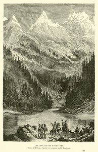 De Rocky Mountains door French School