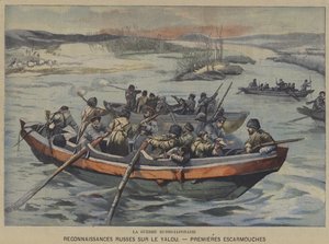 De Russisch-Japanse Oorlog: eerste schermutselingen tijdens Russische verkenning op de Yalu-rivier