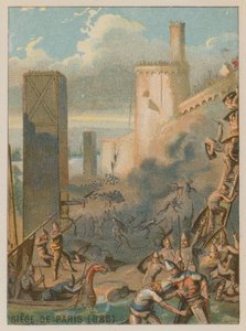 Het beleg van Parijs in 885
